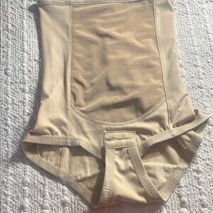 Bellefit Double Closure Postpartum Girdle Tan Shapewear Briefs Women’s Large